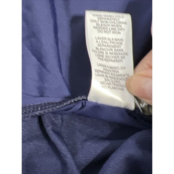 Tommy Bahama One Piece Swimsuit Size 8 Open Back Blue - Picture 6 of 8